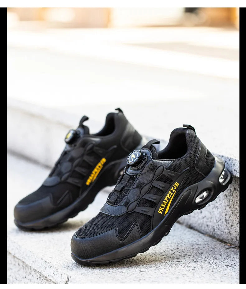 Wildking Leichte Arbeitsschuhe Sicherheitsschuhe mit Drehknopf R017