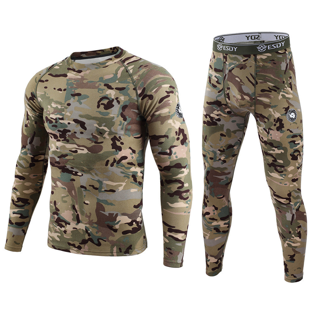 WildKing Herren Camo Thermo Schnelltrocknendes Schweißableitendes Unterwäsche Set G8