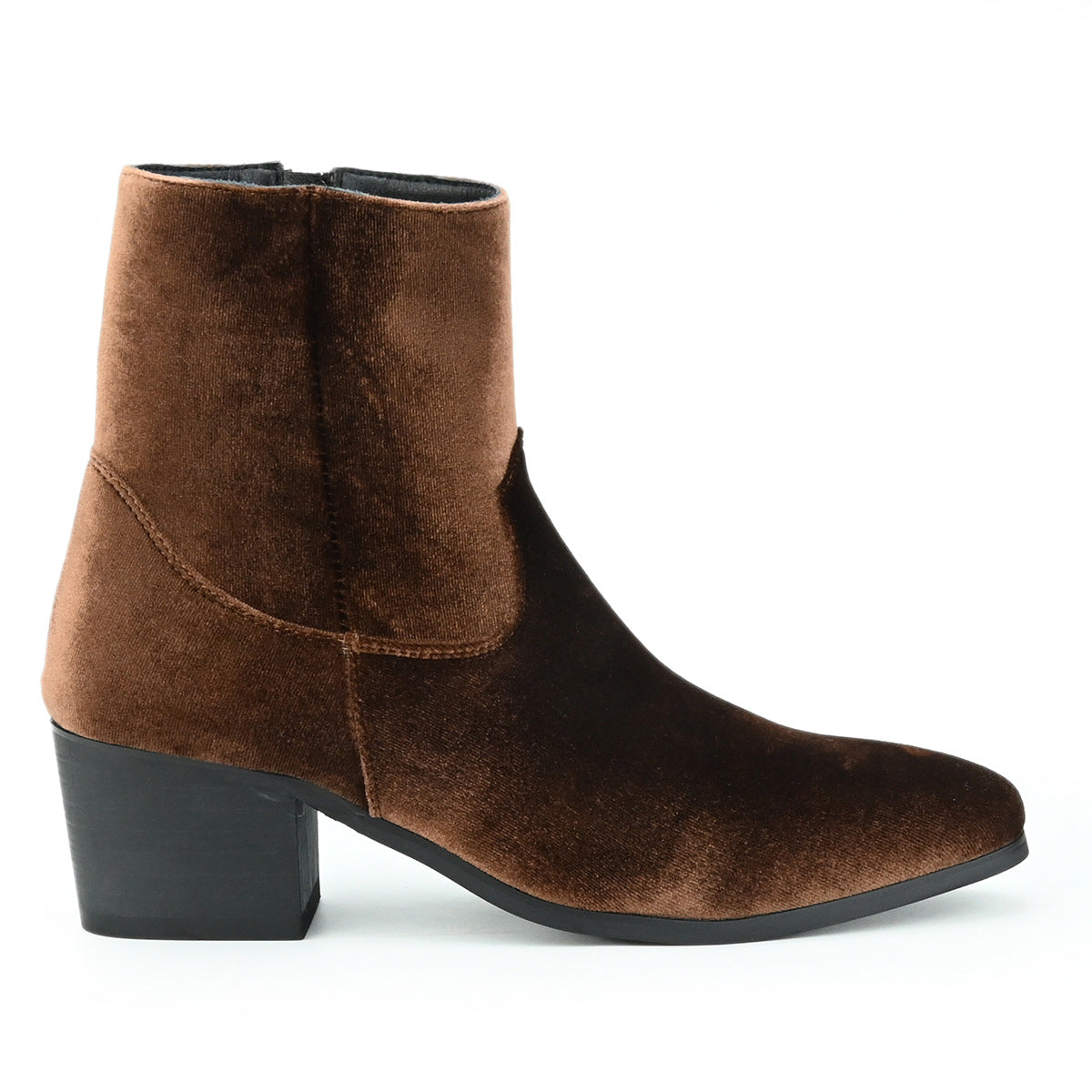 WildKing Herren Gentleman High Heel Elastic Chelsea Boots B7015
