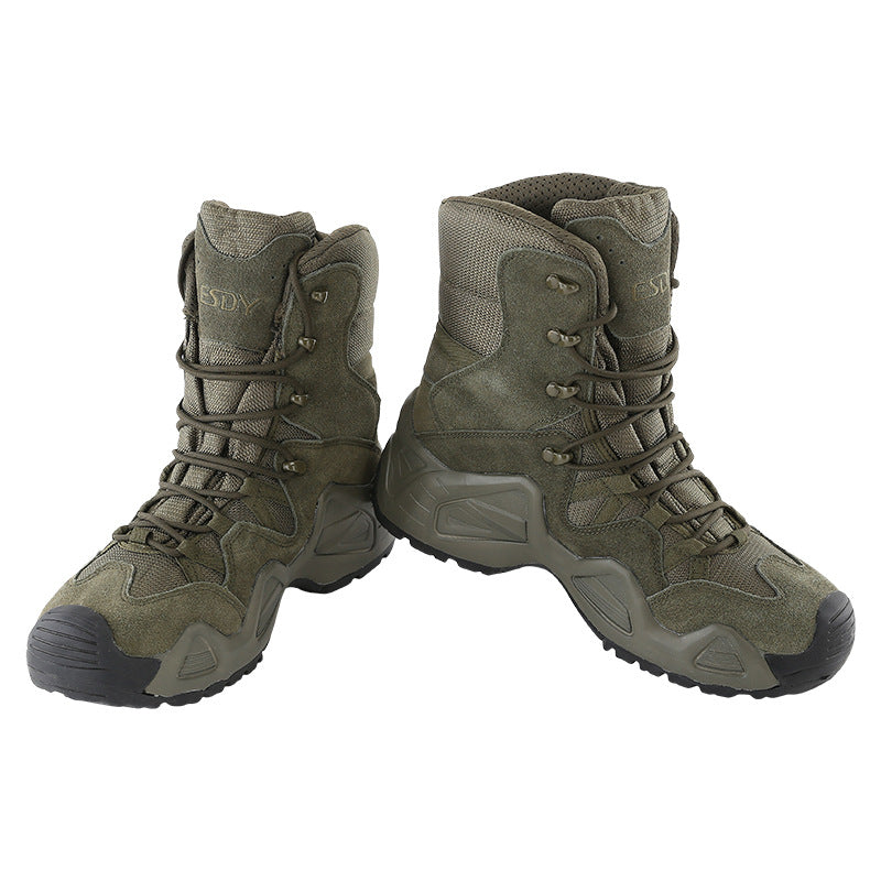 WildKing Herren Wasserdichte Wander- und Kampfstiefel mit hohem Schaft C006