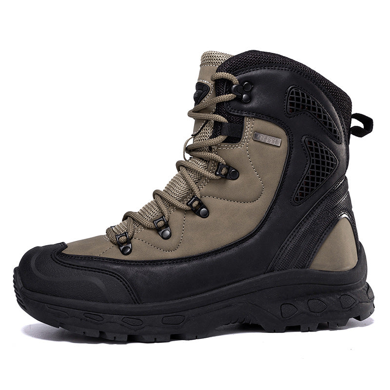 WildKing Herren High-Top Wasserdichte Arbeitsstiefel P7008