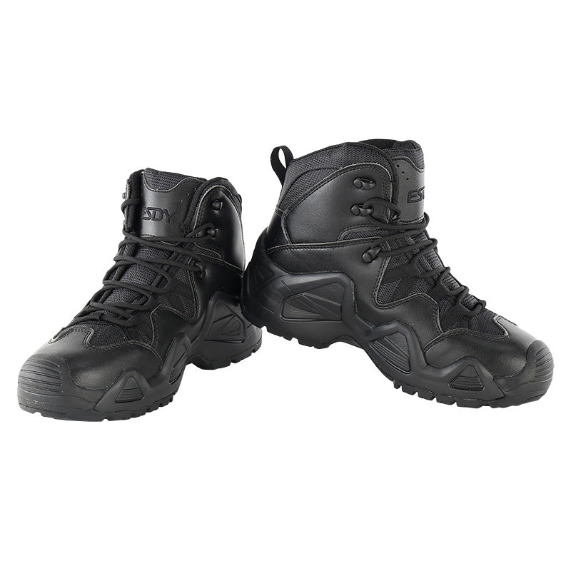 WildKing Herren Mid Top wasserdichte Bergsteiger Kampfschuhe C209