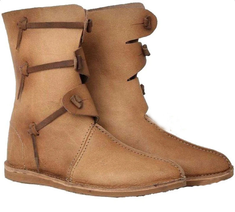 WildKing Herren Mittelalter Wikinger Piraten Stiefel B1879