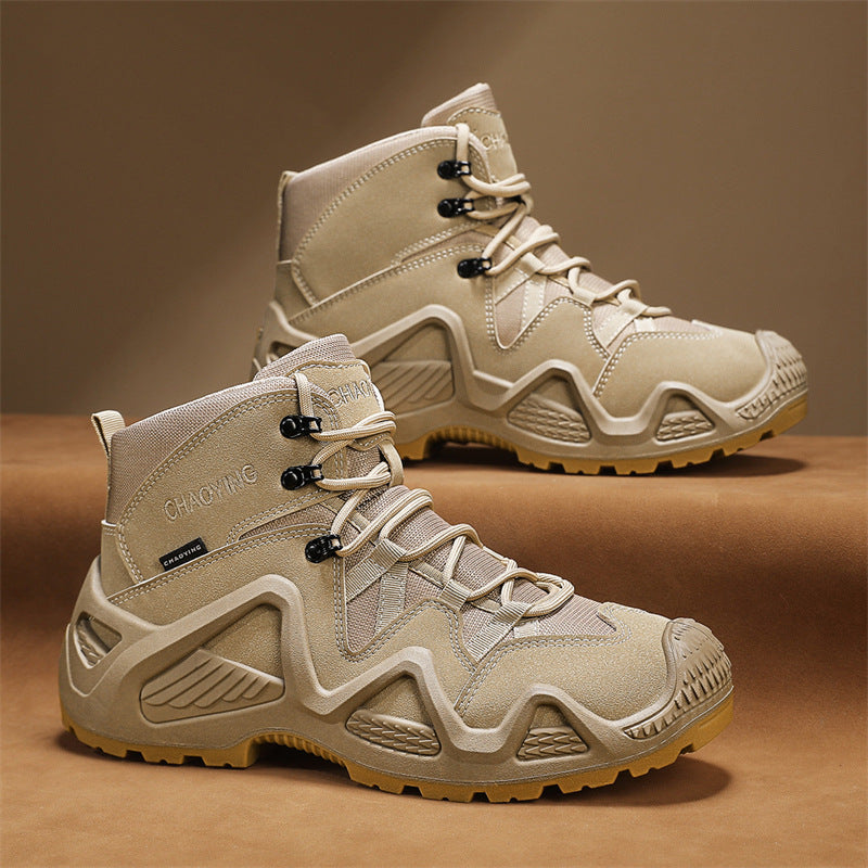 WildKing Herren Rutschfeste Wanderschuhe mit Dicker Sohle C306