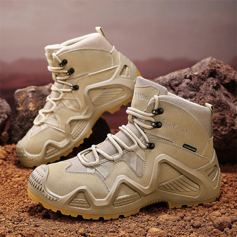 WildKing Herren Rutschfeste Wanderschuhe mit Dicker Sohle C306