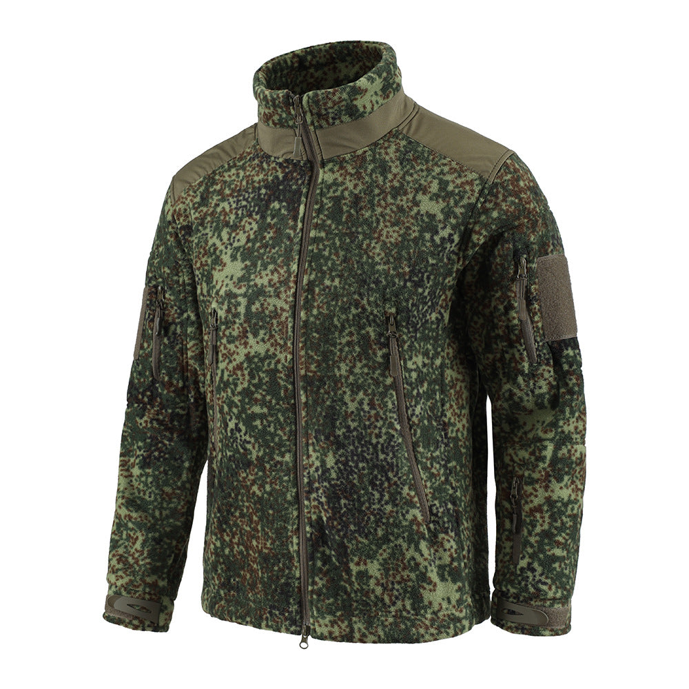 WildKing Herren Outdoor Fleece Camouflage Taktische Jacke G213