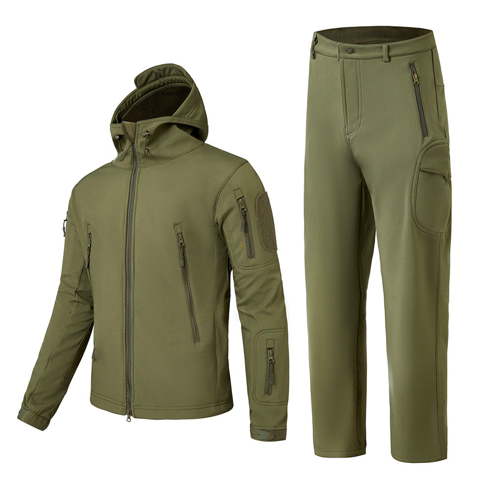 WildKing Herren Outdoor Softshell Fleece Jagd Set G20