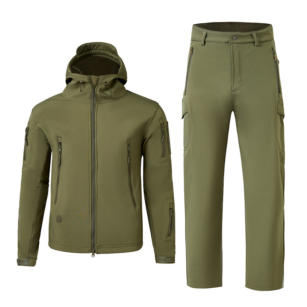 WildKing Herren Outdoor Softshell Fleece Jagd Set G20
