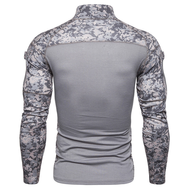 WildKing Herren Camouflage Langarmshirt Q1058 – Schnell Trocknend