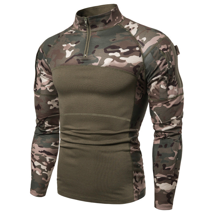 WildKing Herren Camouflage Langarmshirt Q1058 – Schnell Trocknend