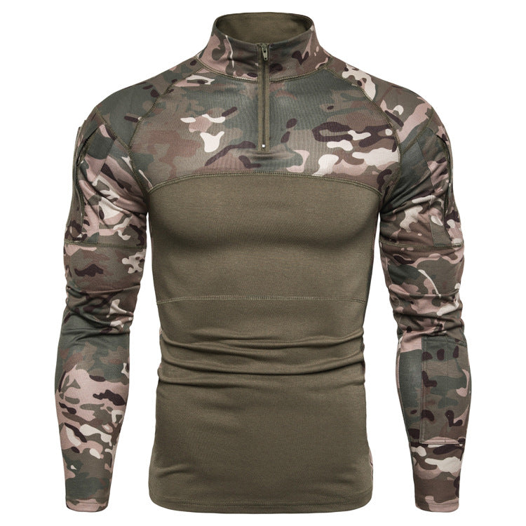 WildKing Herren Camouflage Langarmshirt Q1058 – Schnell Trocknend