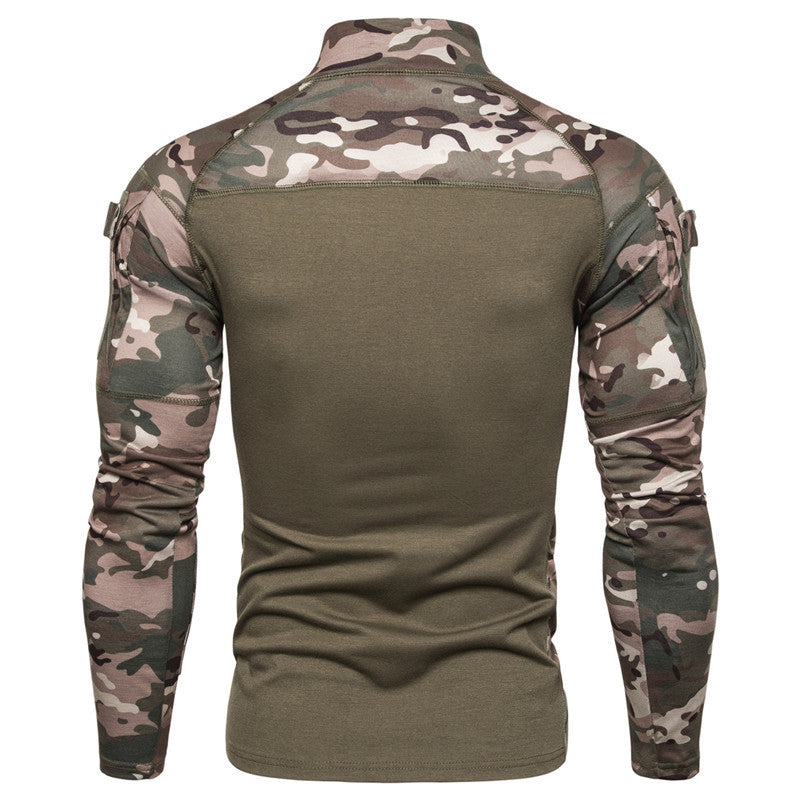 WildKing Herren Camouflage Langarmshirt Q1058 – Schnell Trocknend