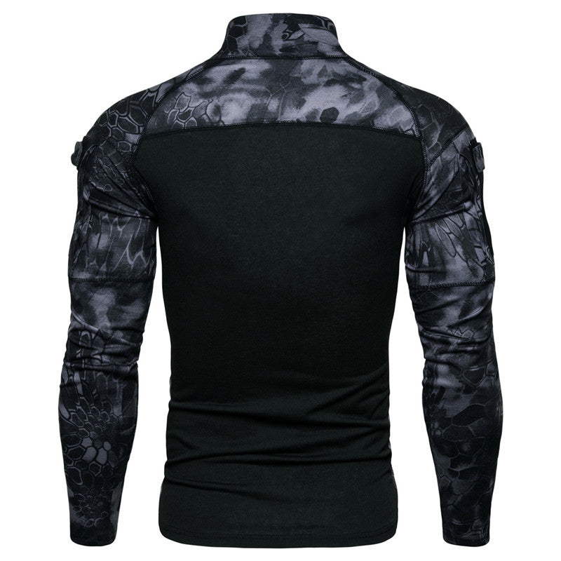 WildKing Herren Camouflage Langarmshirt Q1058 – Schnell Trocknend