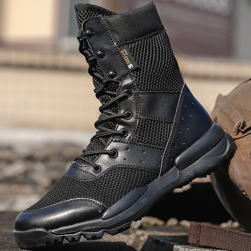 WildKing Herren High-Top Desert Tactical Wanderschuhe B4672