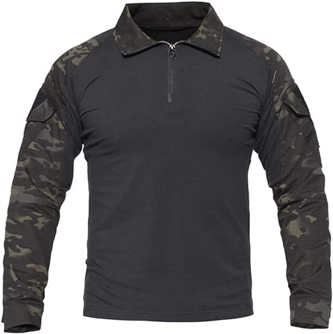 WildKing Herren Taktisches Tarn-Langarmshirt T3033