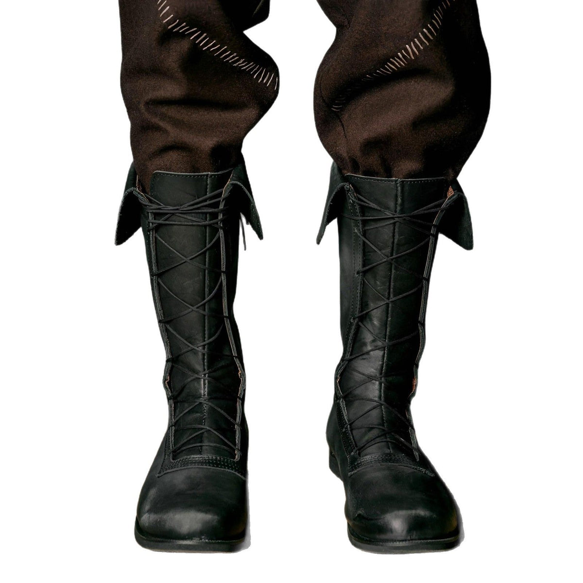 WildKing Herren Vintage Mittelalter Renaissance Stiefel B1540