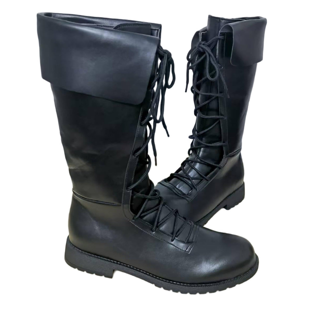 WildKing Herren Vintage Mittelalter Renaissance Stiefel B1540