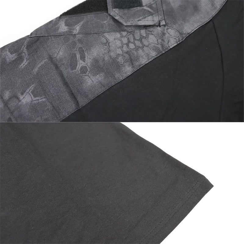 Wildking Herren Outdoor Combat Shirt Black Python