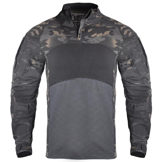 WildKing Herren G4 Taktisches Langarm-Tarnshirt für Wanderungen T3034