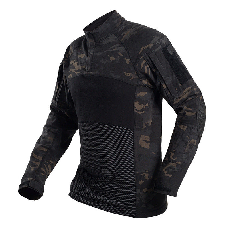 WildKing Herren G4 Taktisches Langarm-Tarnshirt für Wanderungen T3034