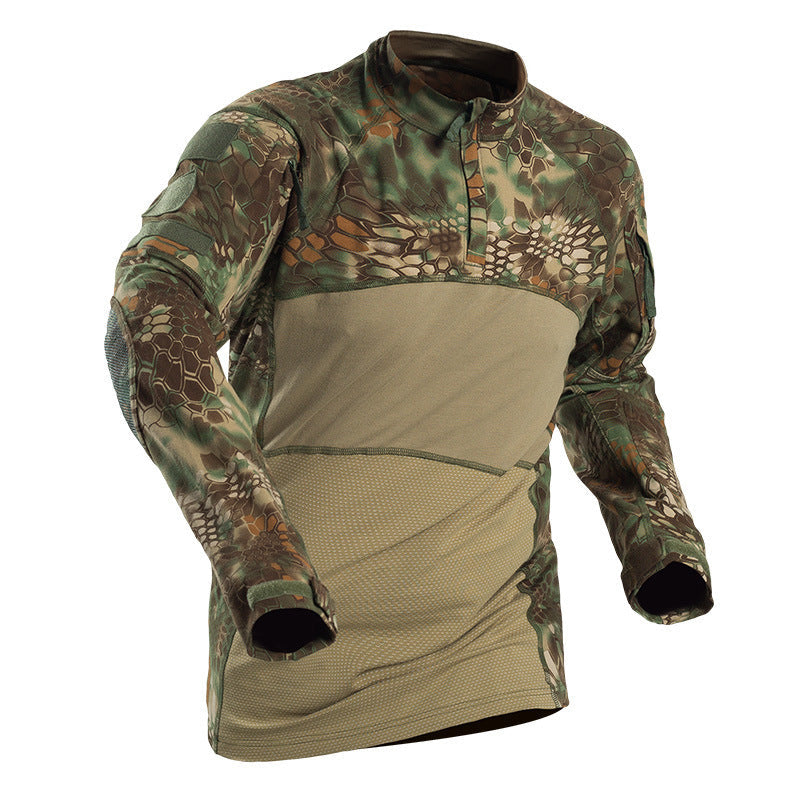 WildKing Herren G4 Taktisches Langarm-Tarnshirt für Wanderungen T3034