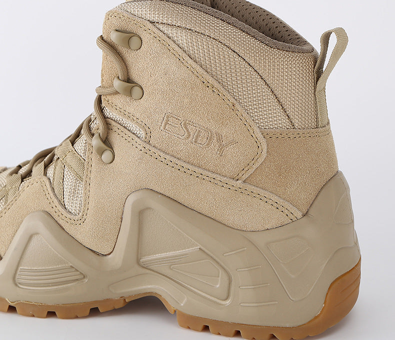 WildKing Herren Mid Top wasserdichte Bergsteiger Kampfschuhe C209