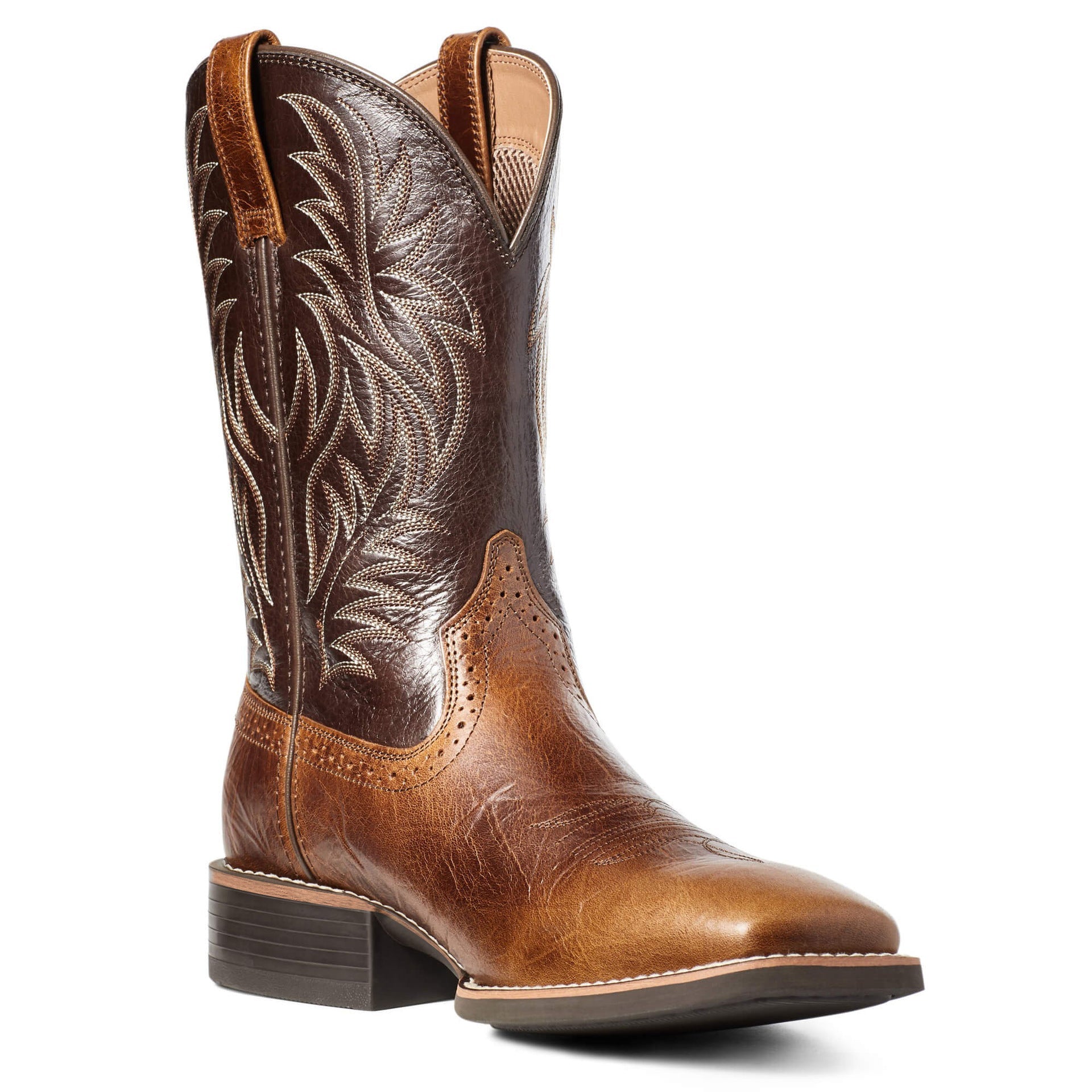 Wildking Herren High-Top Bestickte Retro Western Cowboy Stiefel 8701