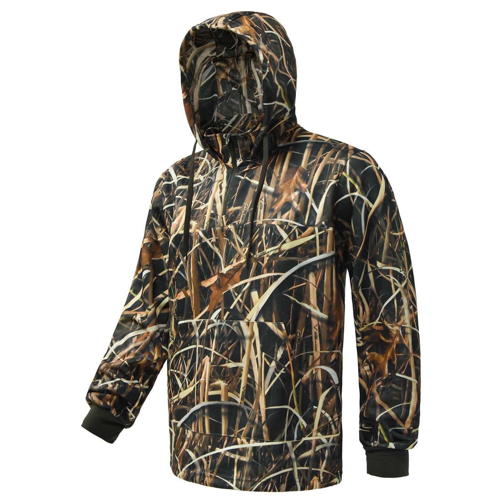 Wildking Herren Jagd Fleece Hoodie – Bionic Tree Camouflage