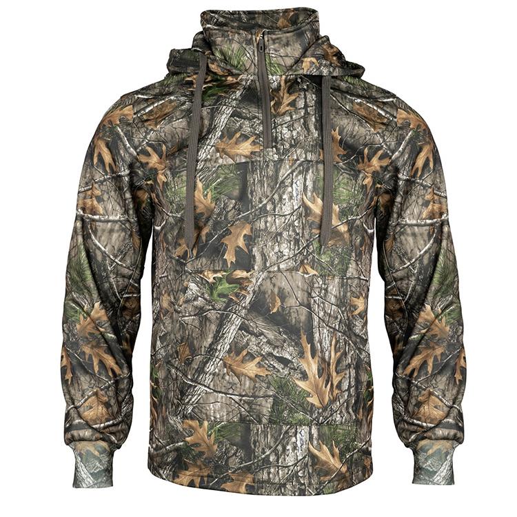 Wildking Herren Jagd Fleece Hoodie – Bionic Tree Camouflage