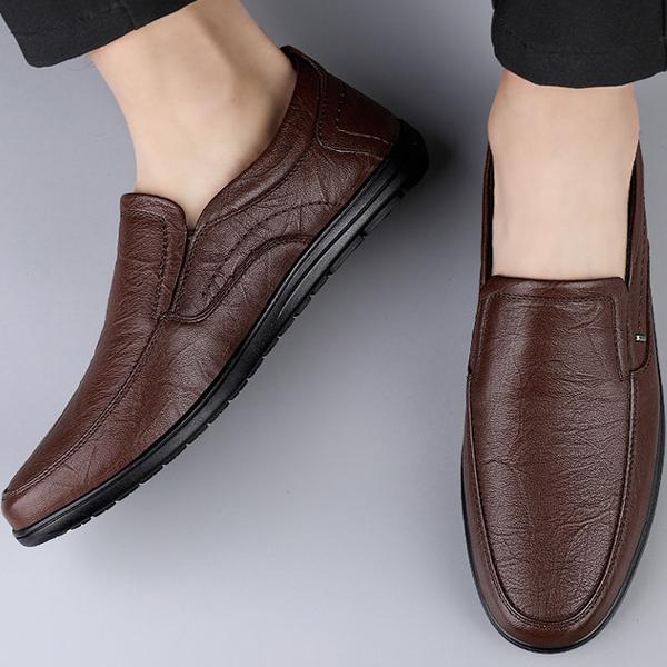 Wildking Herren Business Casual Leder Loafers 6.5