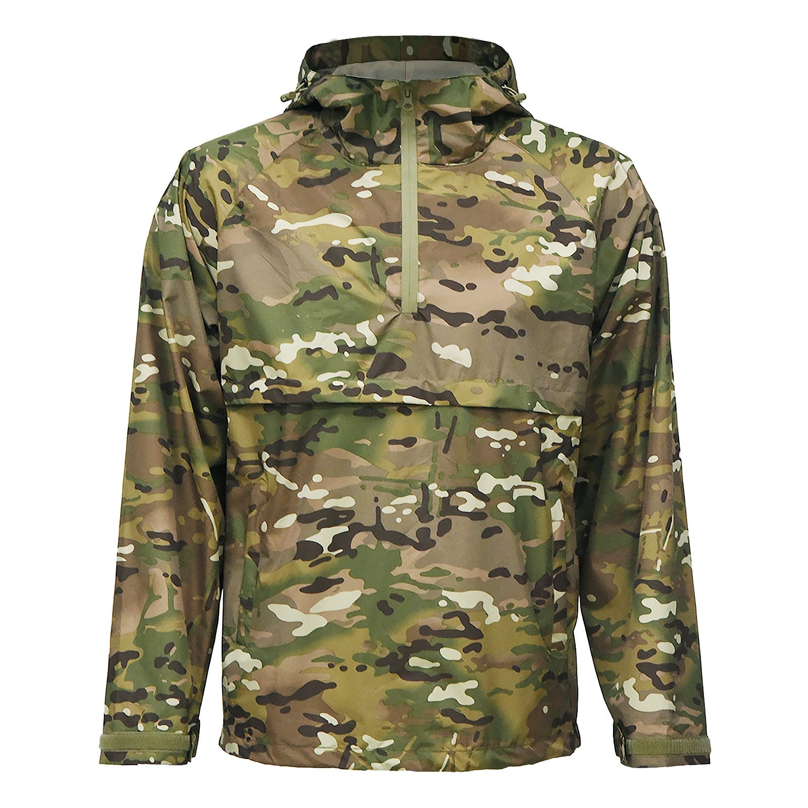 Wildking Herren Jagd Windbreaker – Camouflage „Big Tree“ mit Sonnen- & Windschutz