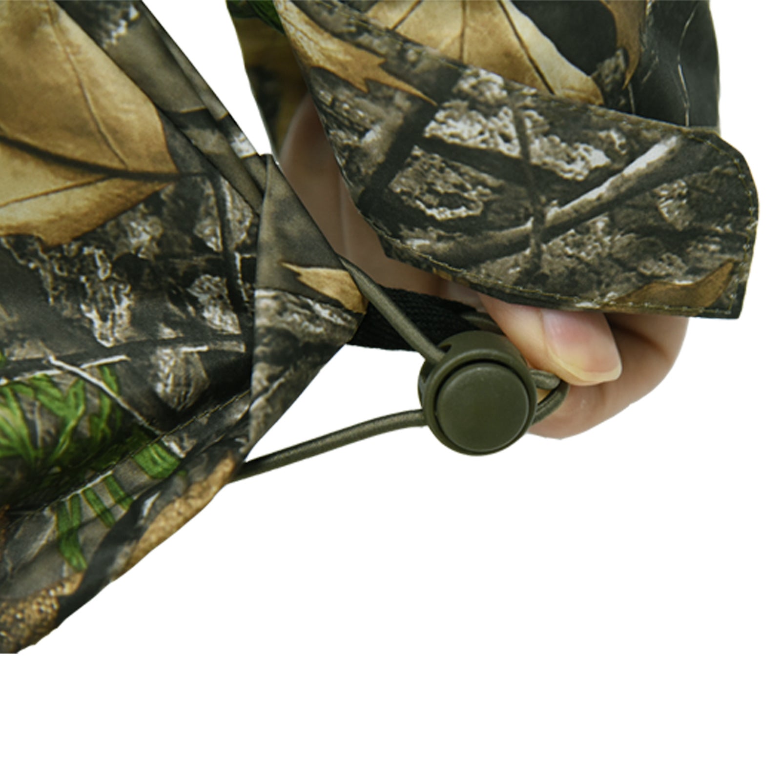 Wildking Herren Jagd Windbreaker – Camouflage „Big Tree“ mit Sonnen- & Windschutz