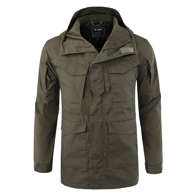 Wildking Herren Camouflage Bergsteiger-Jacke – Wasserdicht & Robust – M65