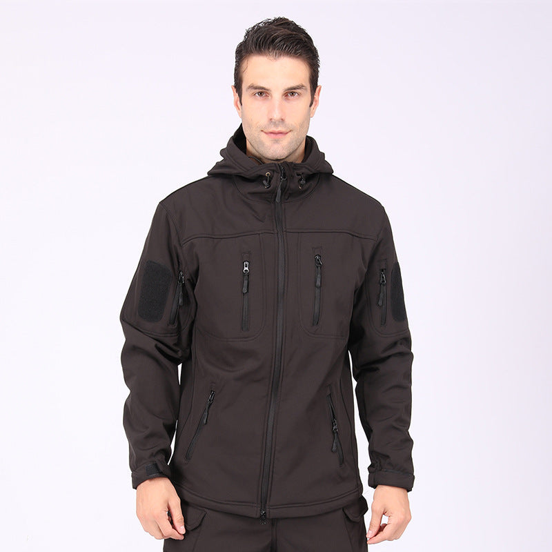 Wildking Herren Camouflage Softshell-Bergsteigerjacke – Wasserdicht & Winddicht – A013