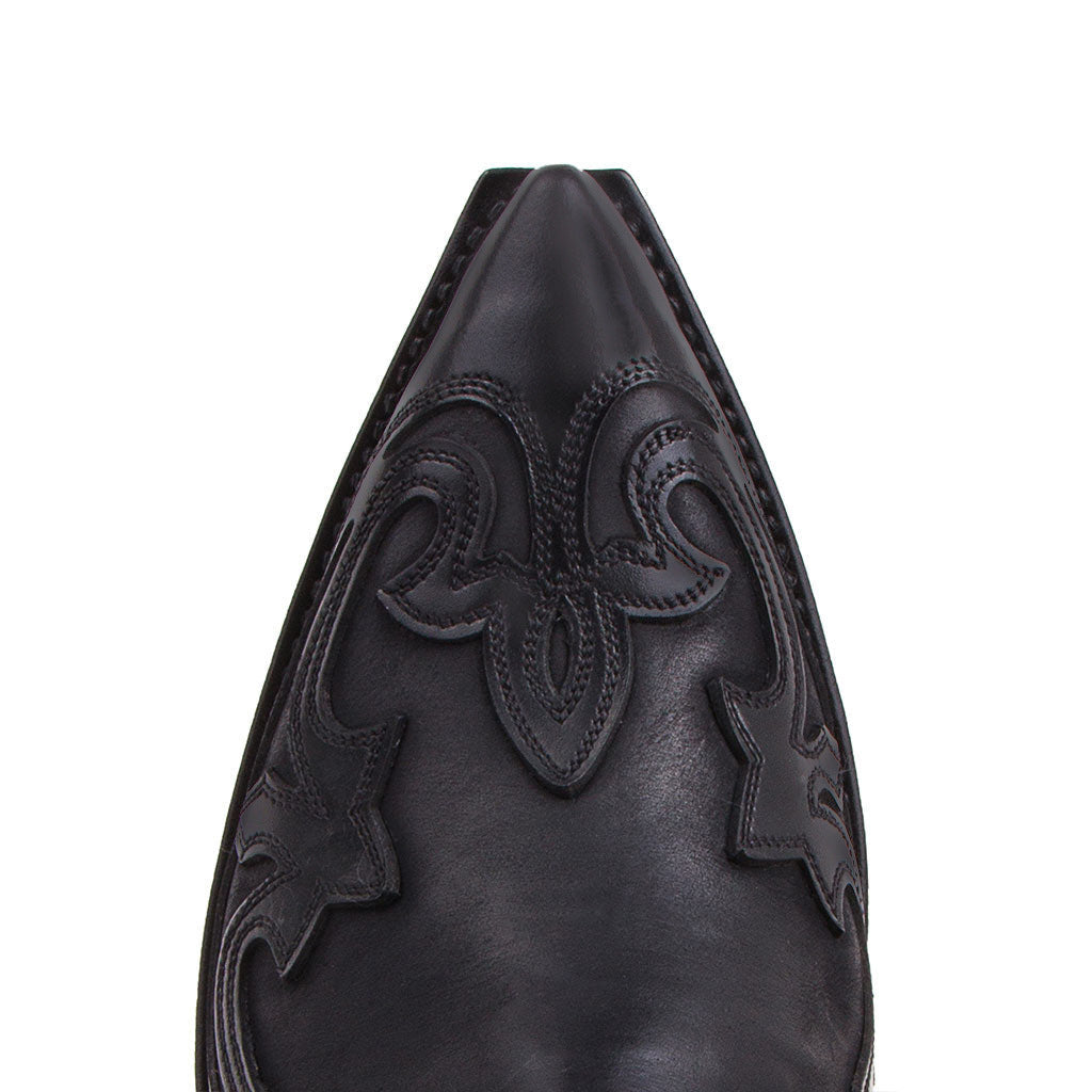 Wildking Herren Klassische Bestickte Western Cowboy Boots 9092 – Rundspitze