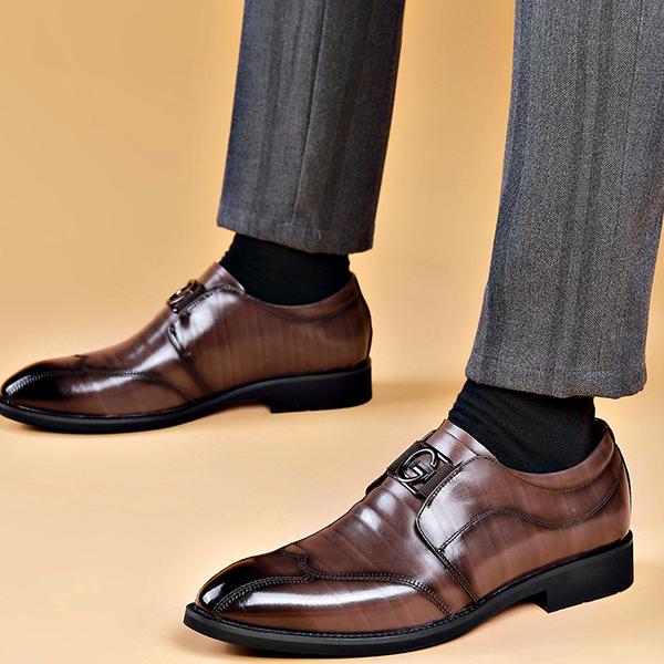 WildKing Herren Slip-On Brogues 3202 – Klassische Eleganz