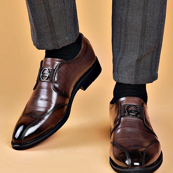 WildKing Herren Slip-On Brogues 3202 – Klassische Eleganz