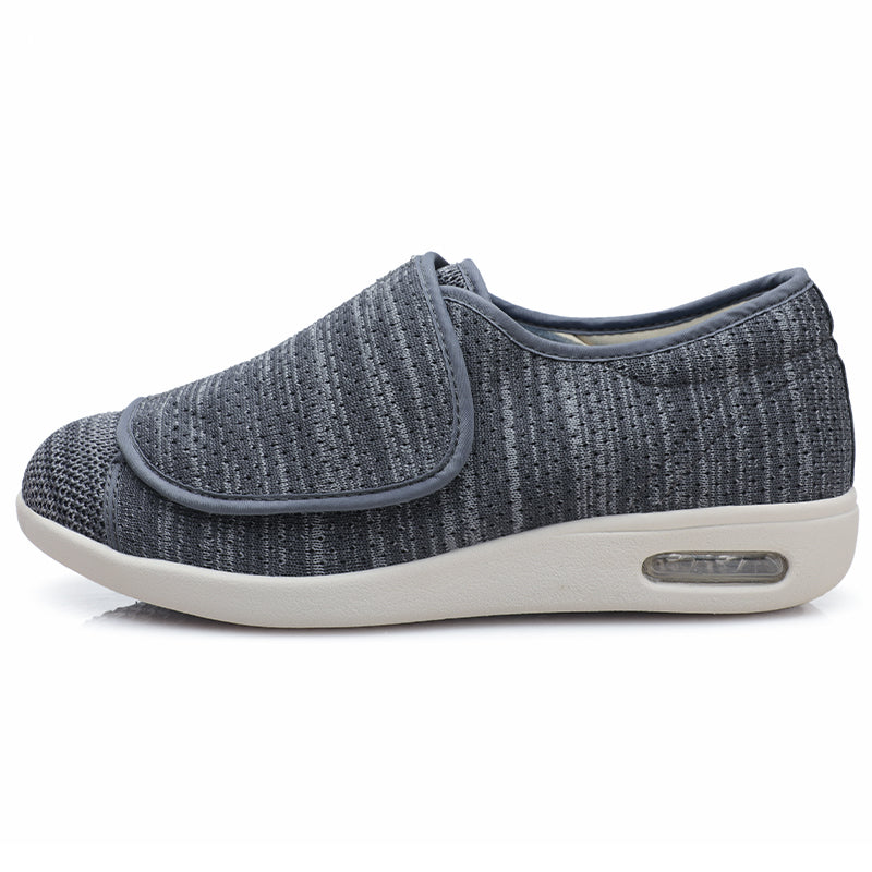 Wildking Herren D019 Verstellbare Komfortschuhe mit Luftpolster – Bequeme Alltagsschuhe für Herren