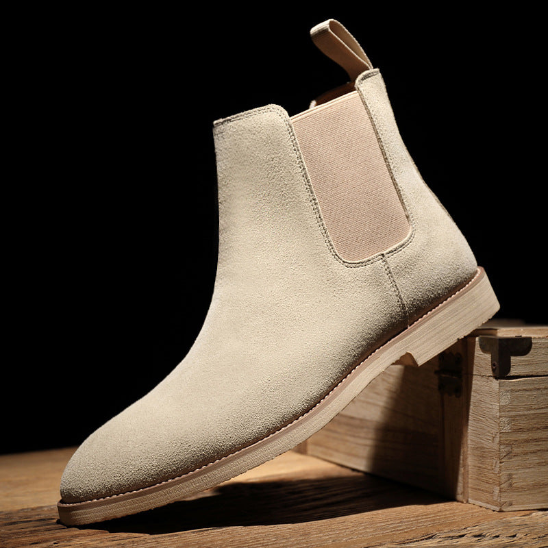 WildKing Herren Chelsea Boots aus Echtem Leder – Herbst & Winter Q4538