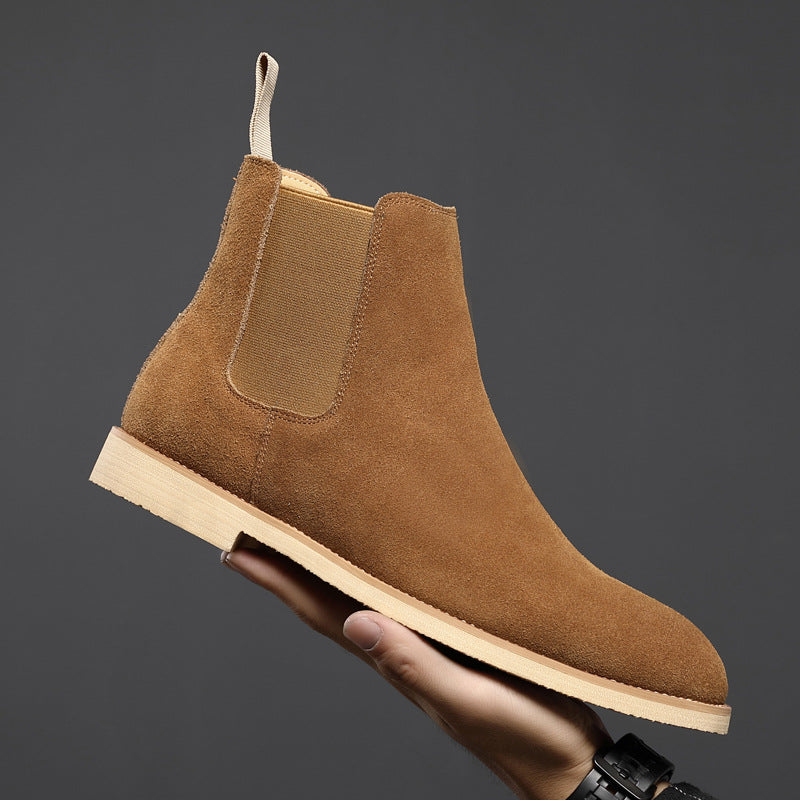 WildKing Herren Chelsea Boots aus Echtem Leder – Herbst & Winter Q4538