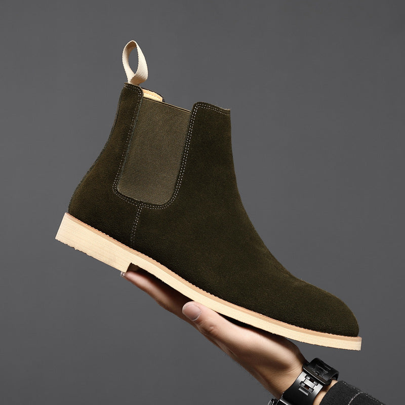 WildKing Herren Chelsea Boots aus Echtem Leder – Herbst & Winter Q4538
