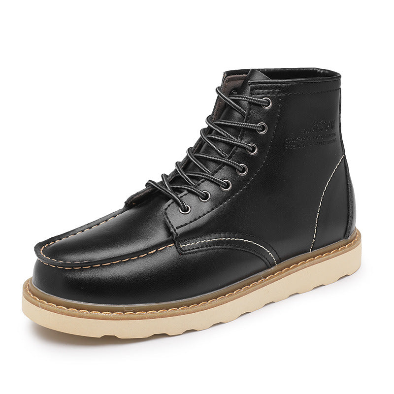 Wildking Herren Martin Boots aus Echtleder im britischen Workwear-Stil C4012