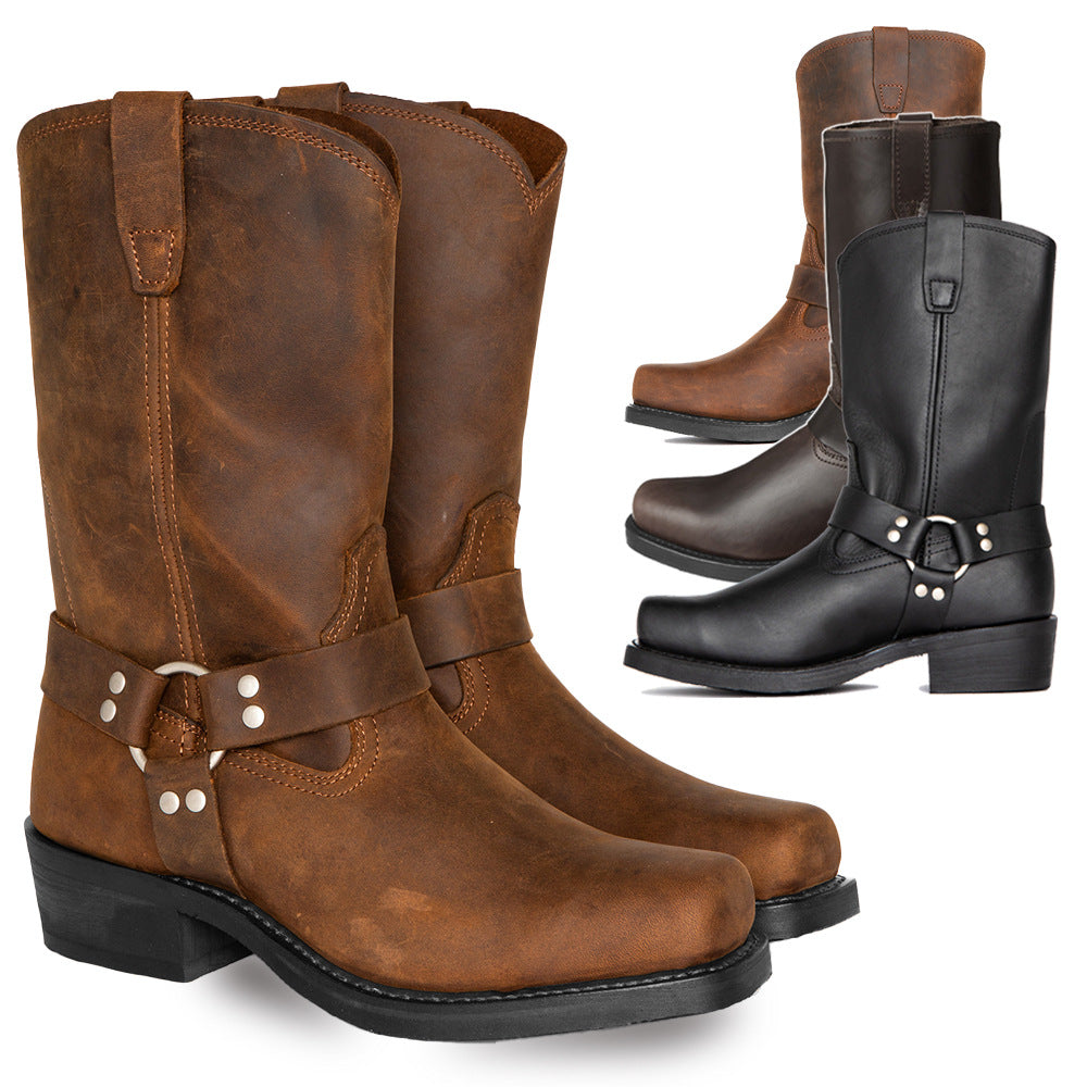 Wildking Herren Erhöhte Handgefertigte Leder Western Cowboy Boots 1031