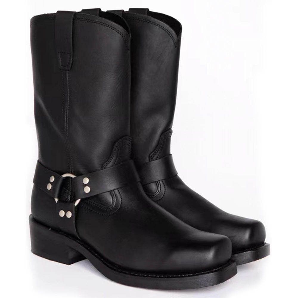 Wildking Herren Erhöhte Handgefertigte Leder Western Cowboy Boots 1031