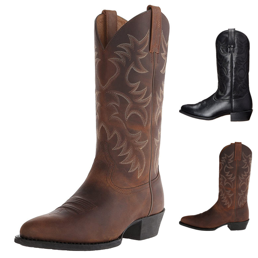 Wildking Herren High-Top Cowboy Boots 6080 – Modern & Traditionell mit Absatz