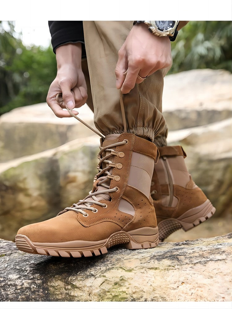 WildKing Herren B3764 – High-Top Outdoor Trekking & Combat Boots