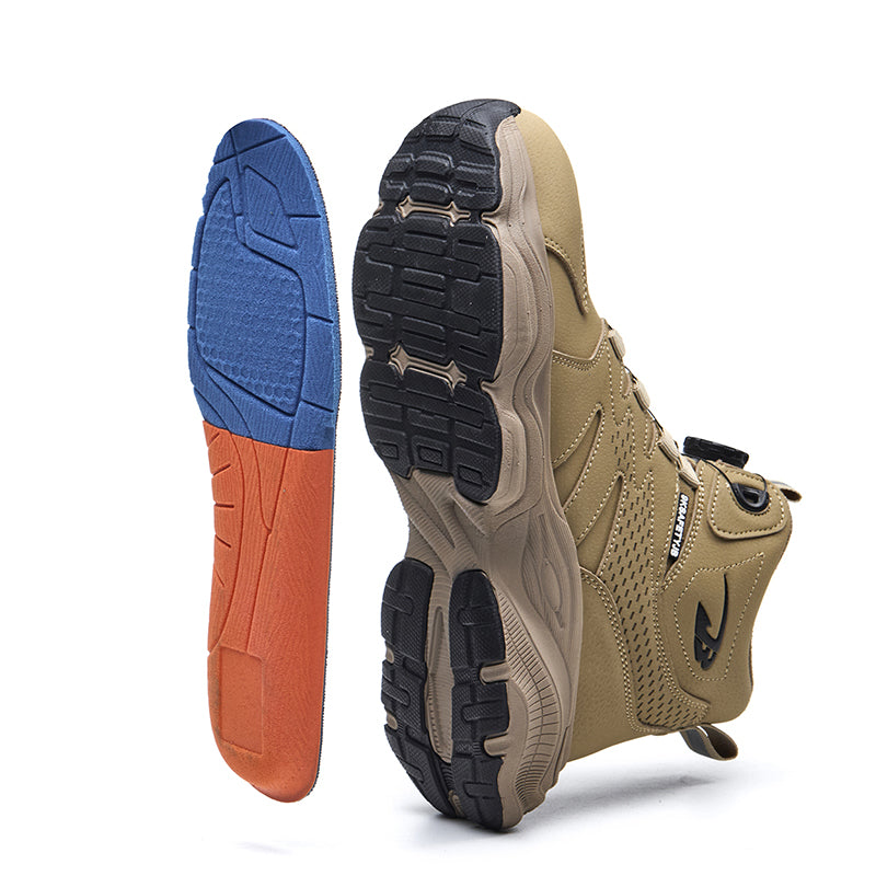Wildking Herren Sicherheitsstiefel mit Drehverschluss – Stahlkappe & Durchtrittschutz R052