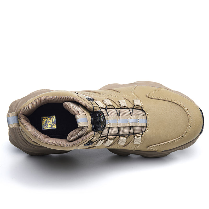 Wildking Herren Sicherheitsstiefel mit Drehverschluss – Stahlkappe & Durchtrittschutz R052