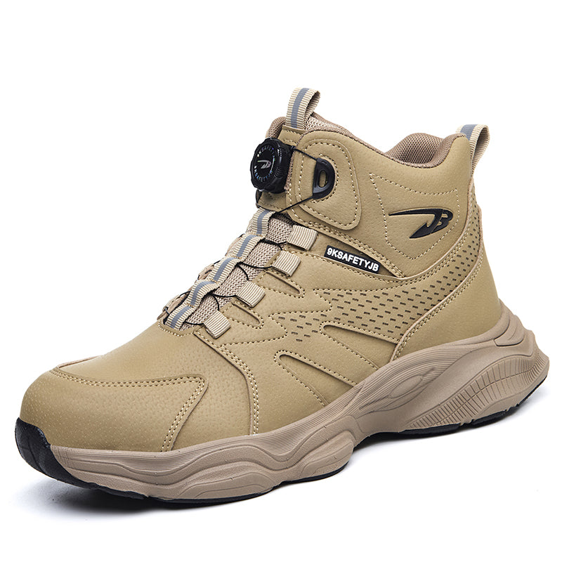 Wildking Herren Sicherheitsstiefel mit Drehverschluss – Stahlkappe & Durchtrittschutz R052