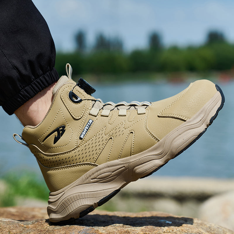 Wildking Herren Sicherheitsstiefel mit Drehverschluss – Stahlkappe & Durchtrittschutz R052